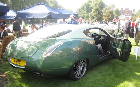 Bentley GTZ Zagato - note the Roofline and Rear Styling